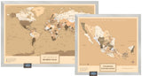 Kit Mapas Grande "Edición Sepia"
