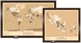 Kit Mapas Grande "Edición Sepia"
