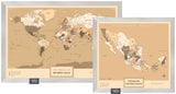 Kit Mapas Grande "Edición Sepia"