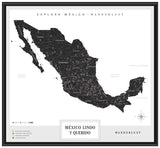 México B&N - 2cm Negro