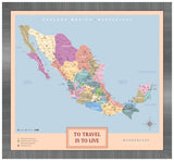 México Colorido - 4cm Platino