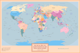 Mapa Poster - Colorido