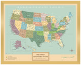 Mapa Estados Unidos - Original
