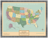 Mapa Estados Unidos - Original