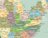 Mapa Estados Unidos - Original