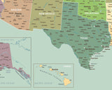 Mapa Estados Unidos - Original