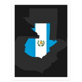 4 "Country Flag" Prints - Wanderlust Maps