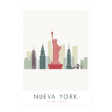 6 "Skyline" Prints - Wanderlust Maps