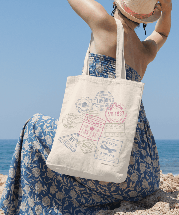 Tote Bag Pasaporte (diseño a color)