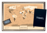 Mapa Clásico Sepia + Journal