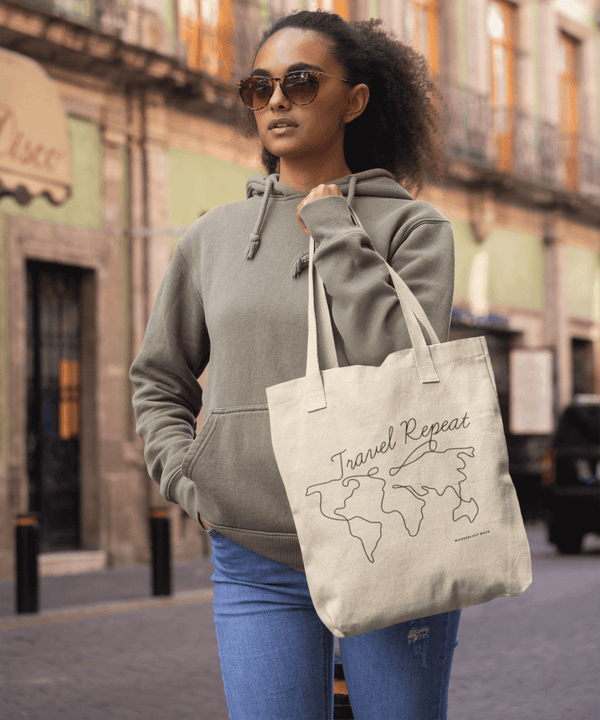Tote Bag Travel Repeat