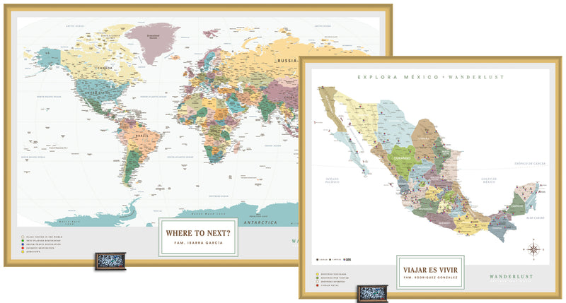 Kit Mapas Grande "Edición Silver"
