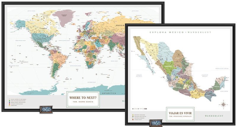 Kit Mapas Grande "Edición Silver"