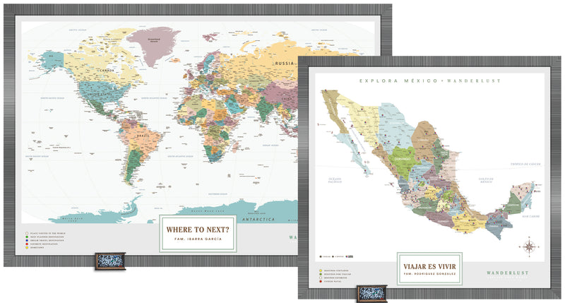 Kit Mapas Grande "Edición Silver"