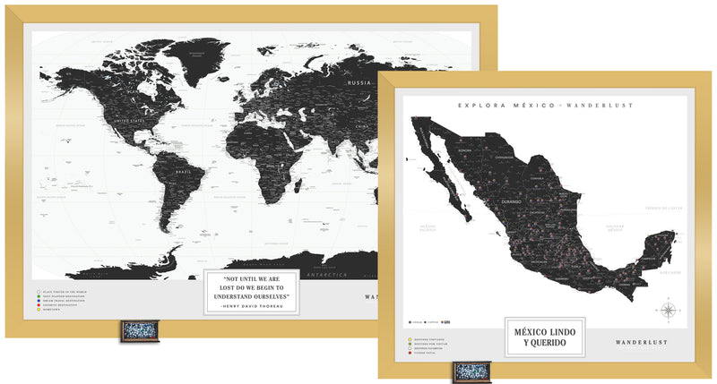 Kit Mapas Grande "Edición B&N"