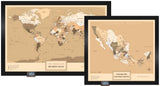 Kit Mapas Grande "Edición Sepia"