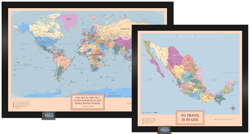 Kit Mapas Grande "Edición Colorido"