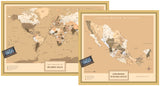 Kit Mapas Medianos "Edición Sepia"