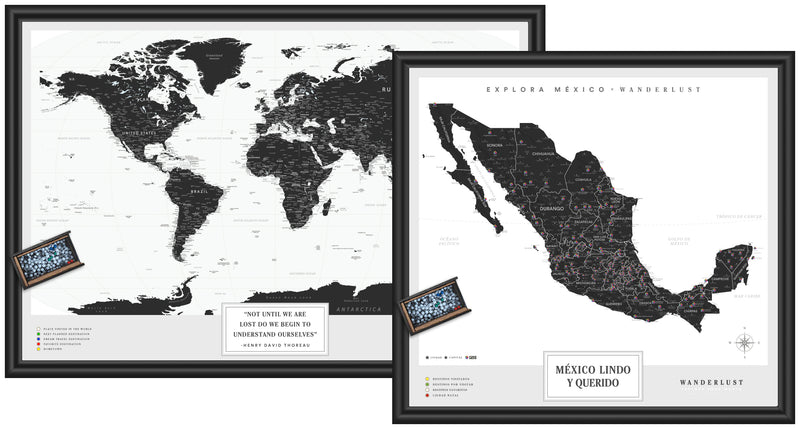 Kit Mapas Medianos "Edición B&N"
