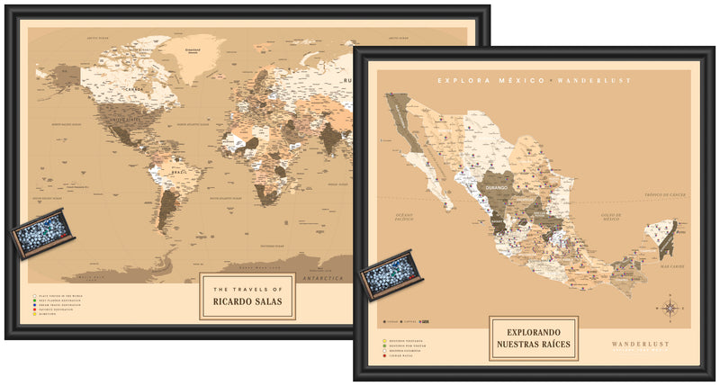 Kit Mapas Medianos "Edición Sepia"