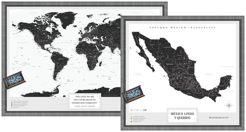 Kit Mapas Medianos "Edición B&N"