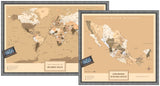Kit Mapas Medianos "Edición Sepia"