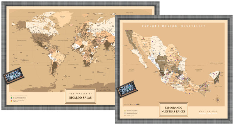 Kit Mapas Medianos "Edición Sepia"