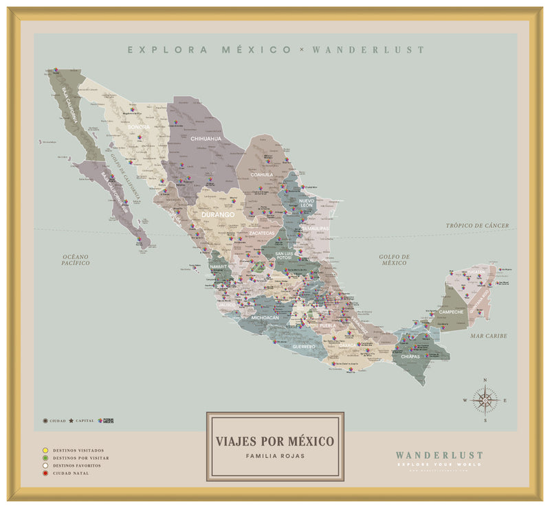 México Serio - 2cm Dorado