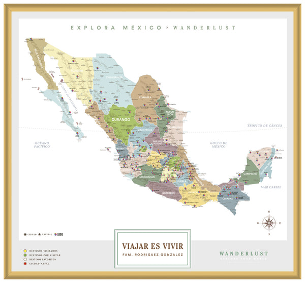 México Plata - 2cm Dorado