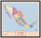 México Colorido - 2cm Negro