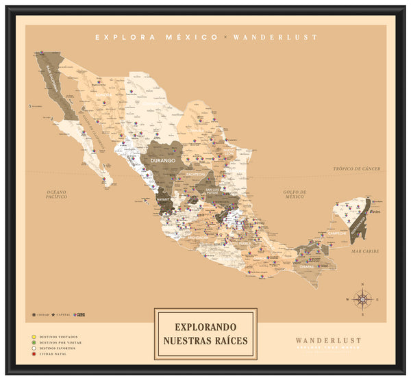México Sepia - 2cm Negro