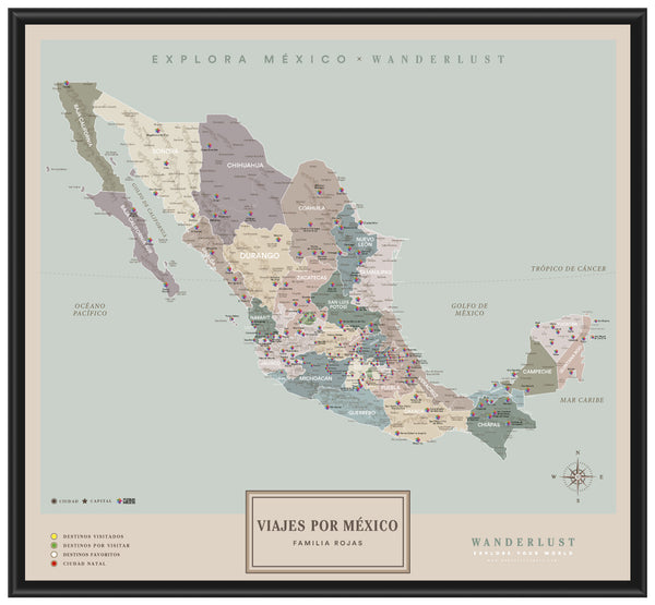 México Serio - 2cm Negro