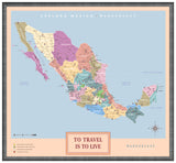 México Colorido - 2cm Platino