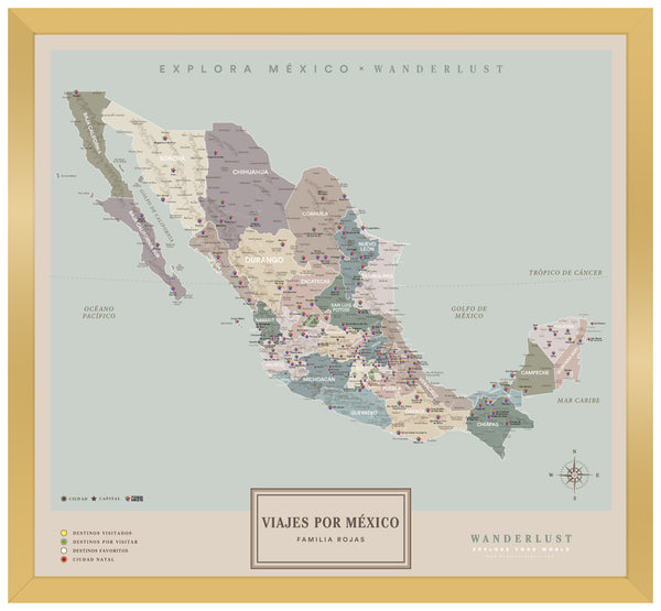 México Serio - 3cm Dorado