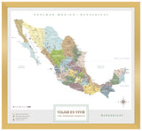 México Plata - 3cm Dorado