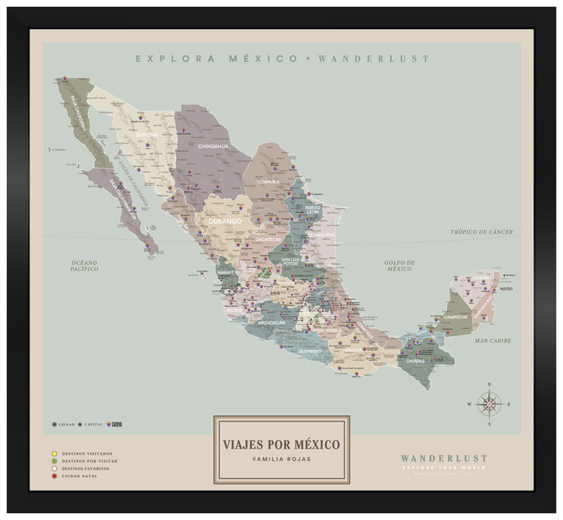 México Serio - 3cm Negro