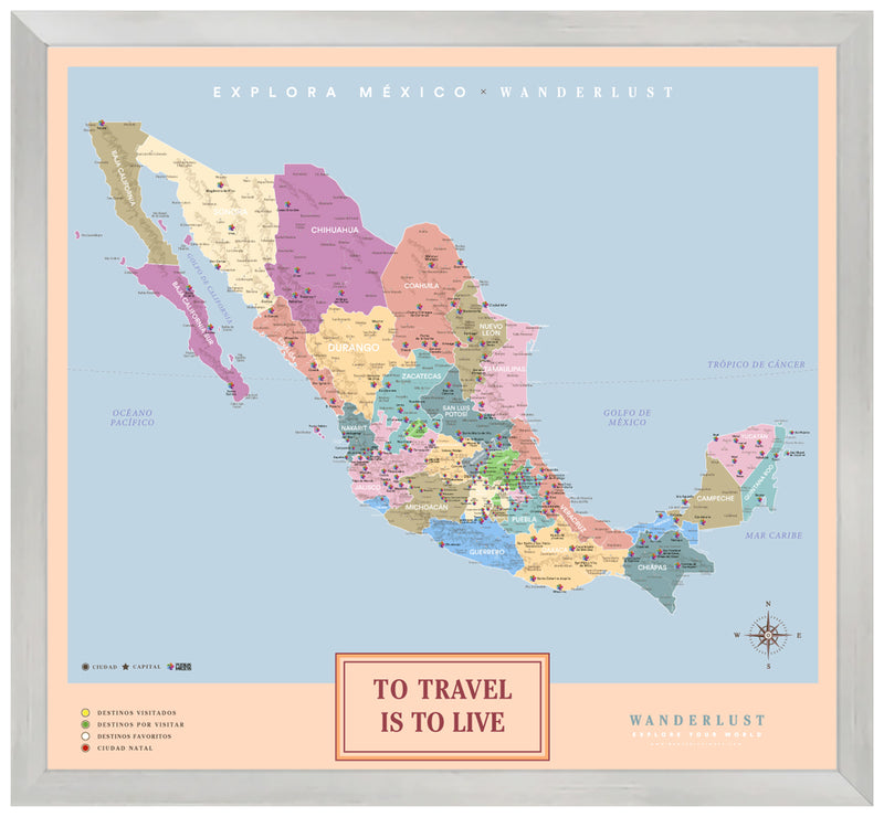México Colorido - 3cm Plata