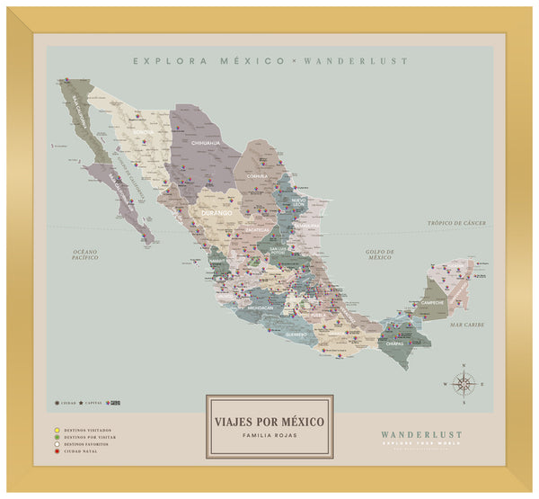 México Serio - 4cm Dorado