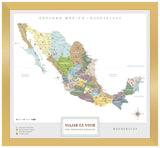 México Plata - 4cm Dorado
