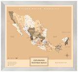 México Sepia - 4cm Plata