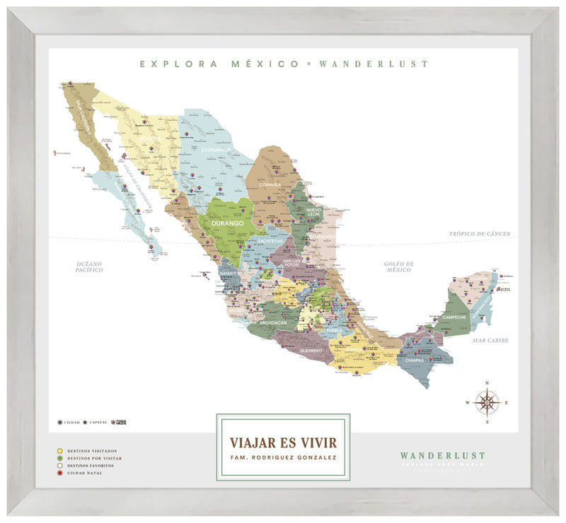 México Plata - 4cm Plata