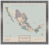 México Serio - 4cm Platino