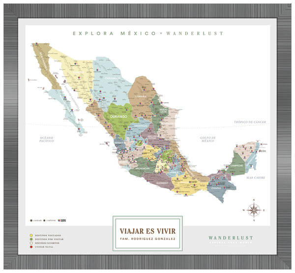 México Plata - 4cm Platino