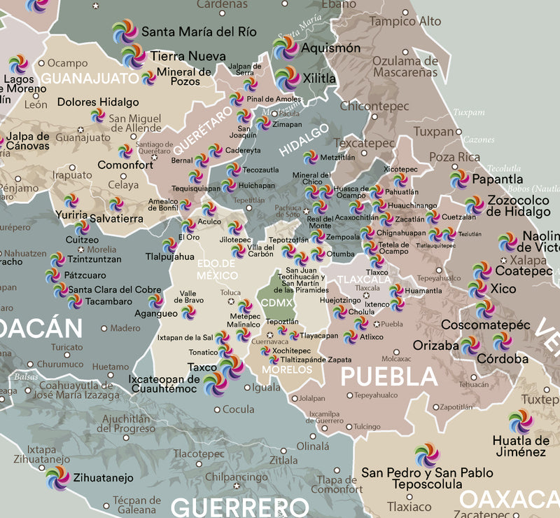 México Serio - 2cm Negro