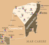 México Sepia - 3cm Plata