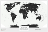 Mapa Poster - B&N