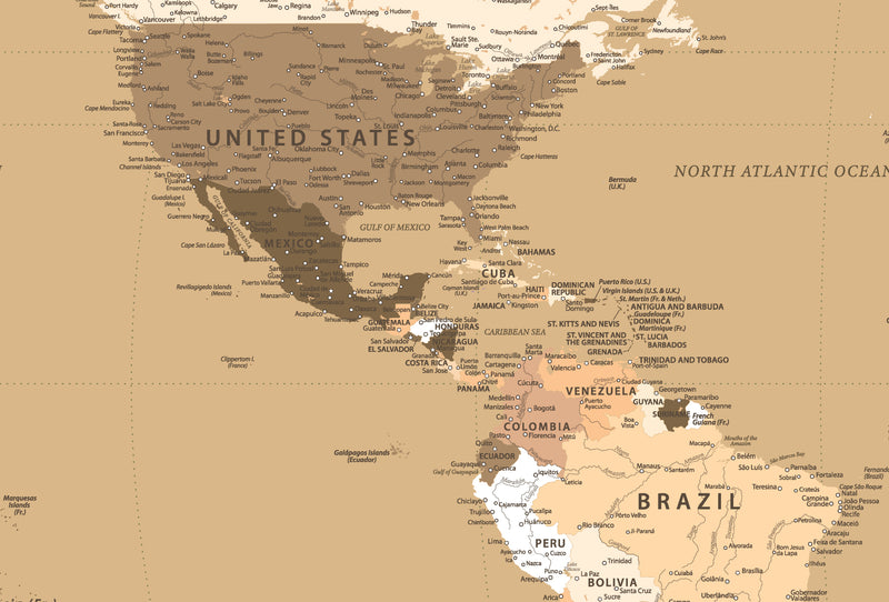 Kit Mapas Grande "Edición Sepia"
