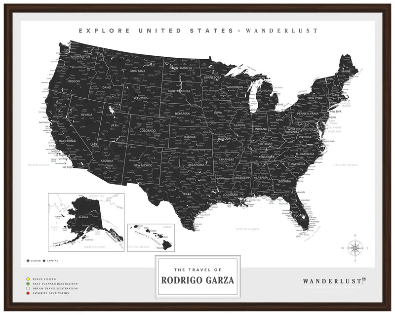 Mapa Estados Unidos - B&N