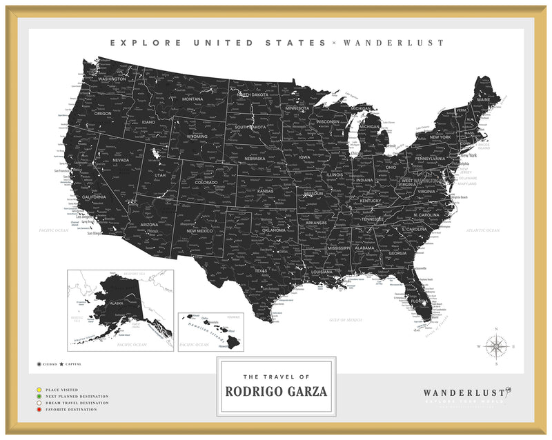 Mapa Estados Unidos - B&N