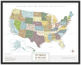 Mapa Estados Unidos - Plata